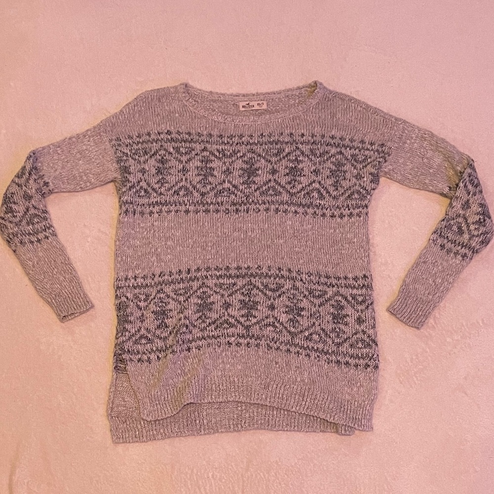 Hollister long patterned sweat knit slip sides